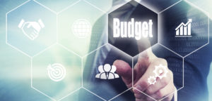 budget handshake icon globe icon people icon graph icon gears icon